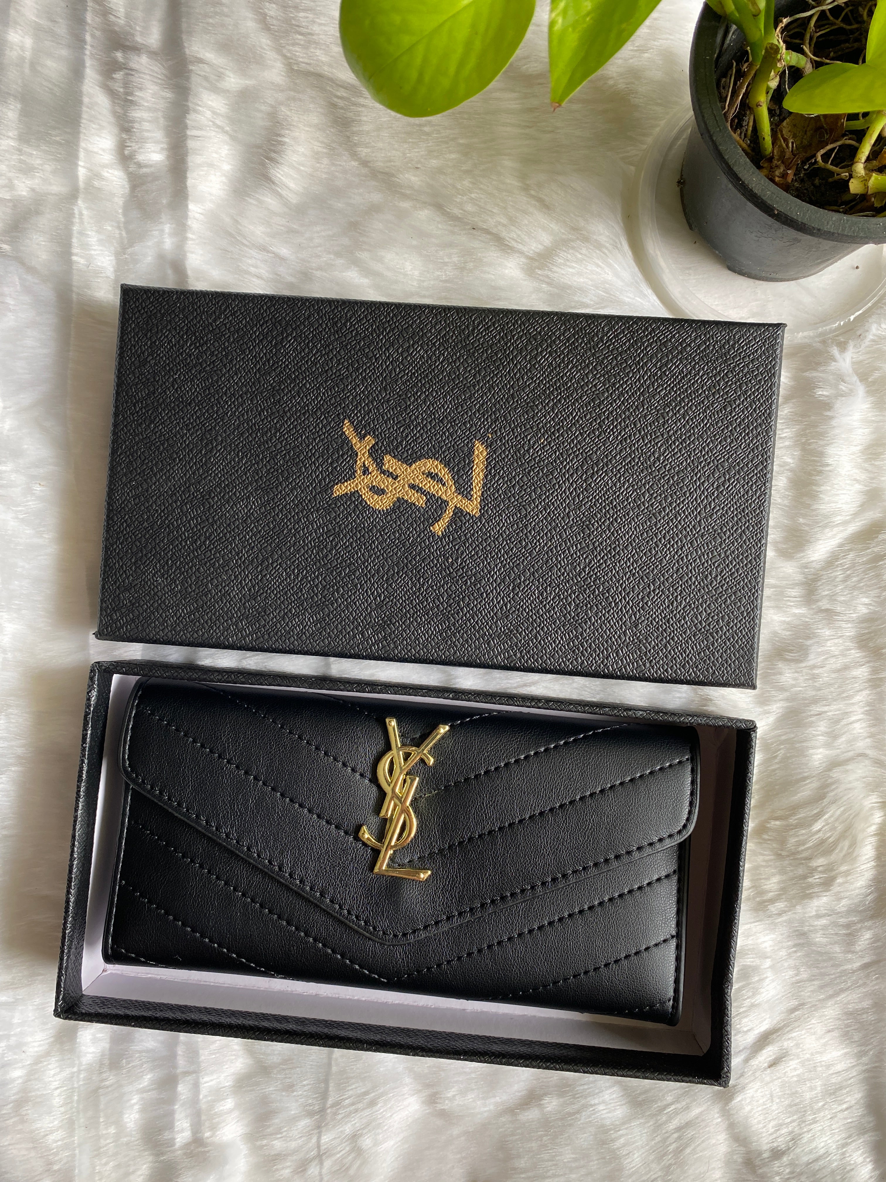 YSL Long Wallet with Card Holder