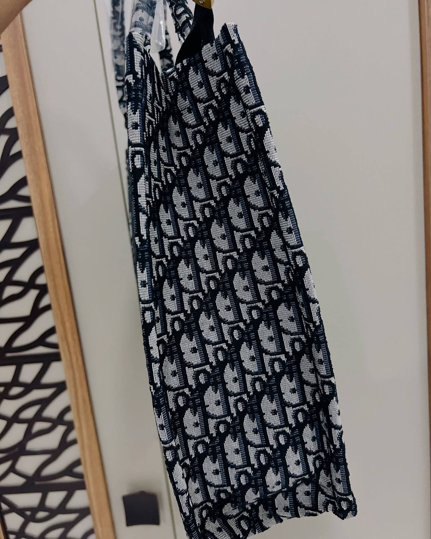 Christine Dior Tote Bag With Zip