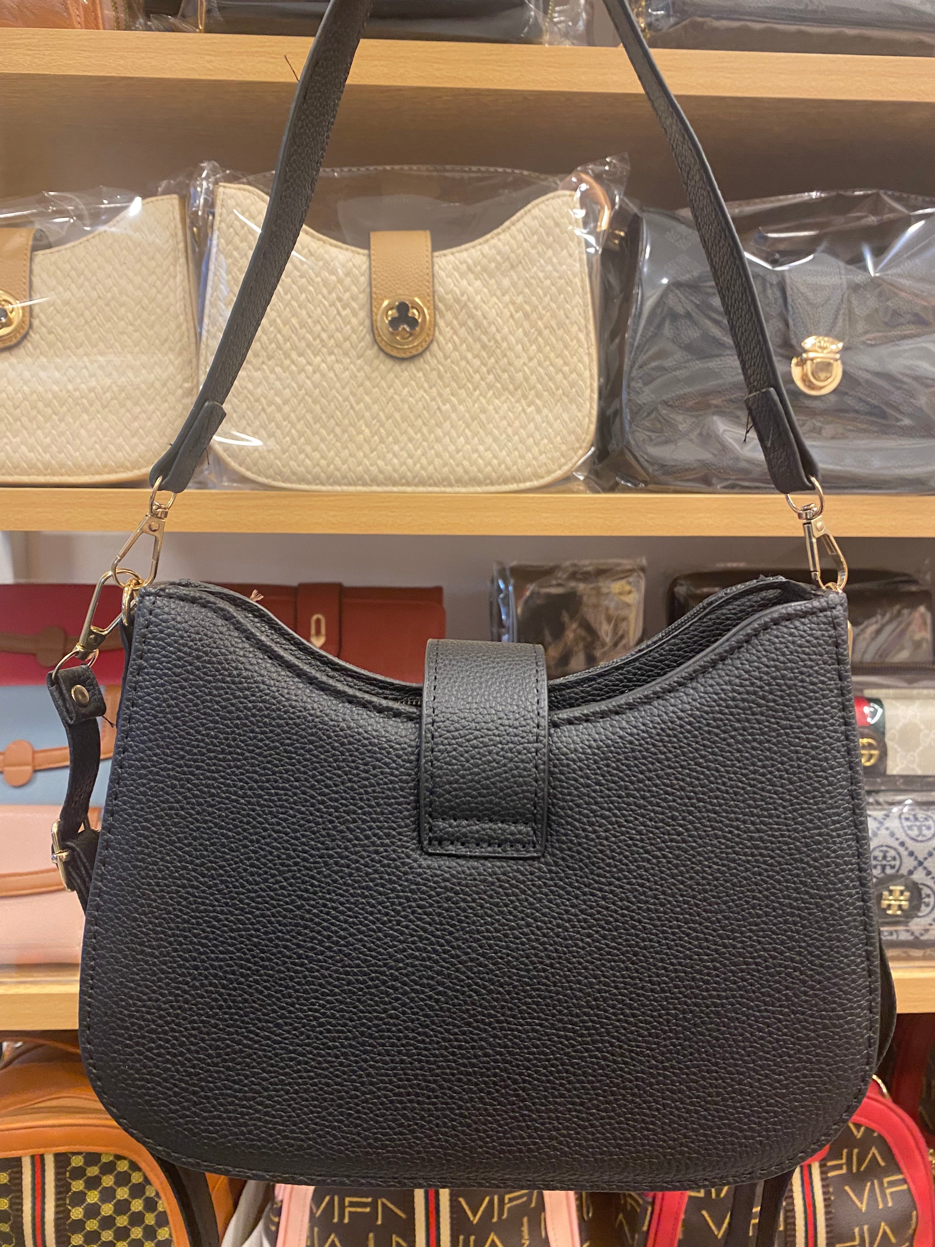 Ladies Shoulder Bag - Black