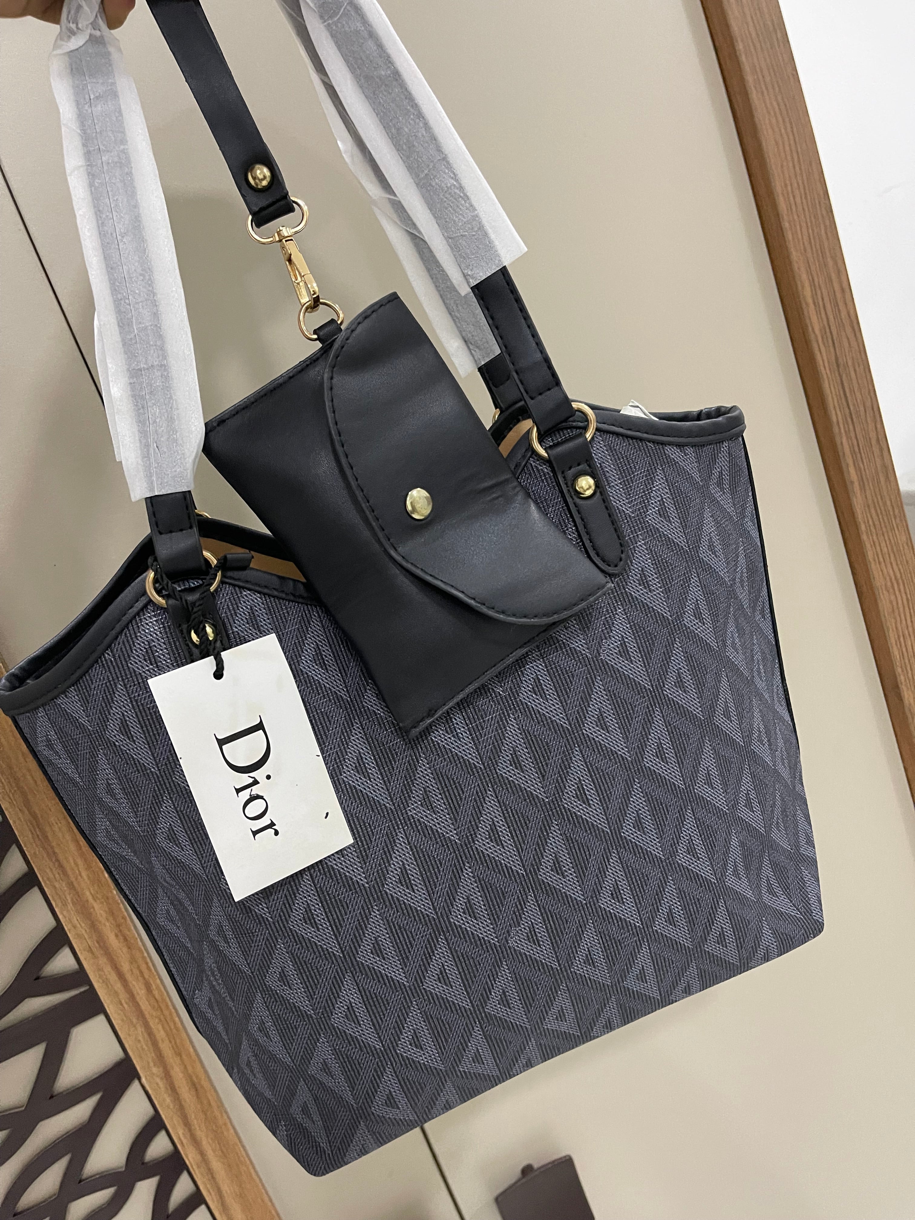 DIOR Tote Bag with Coin Wallet