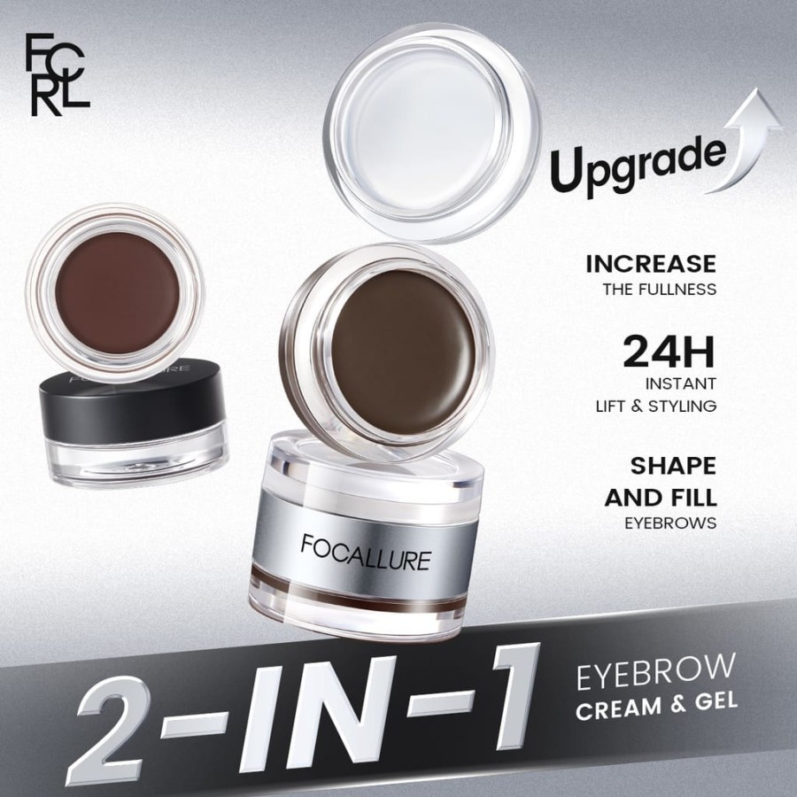 FOCALLURE 2-IN-1 Brow Pomade with Wax