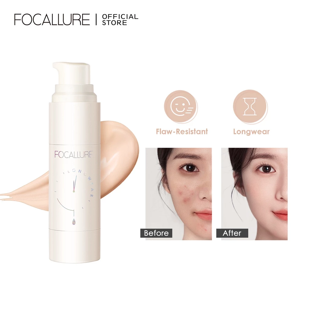 FOCALLURE Flaw-Resistance Long wear BB Liquid Foundation