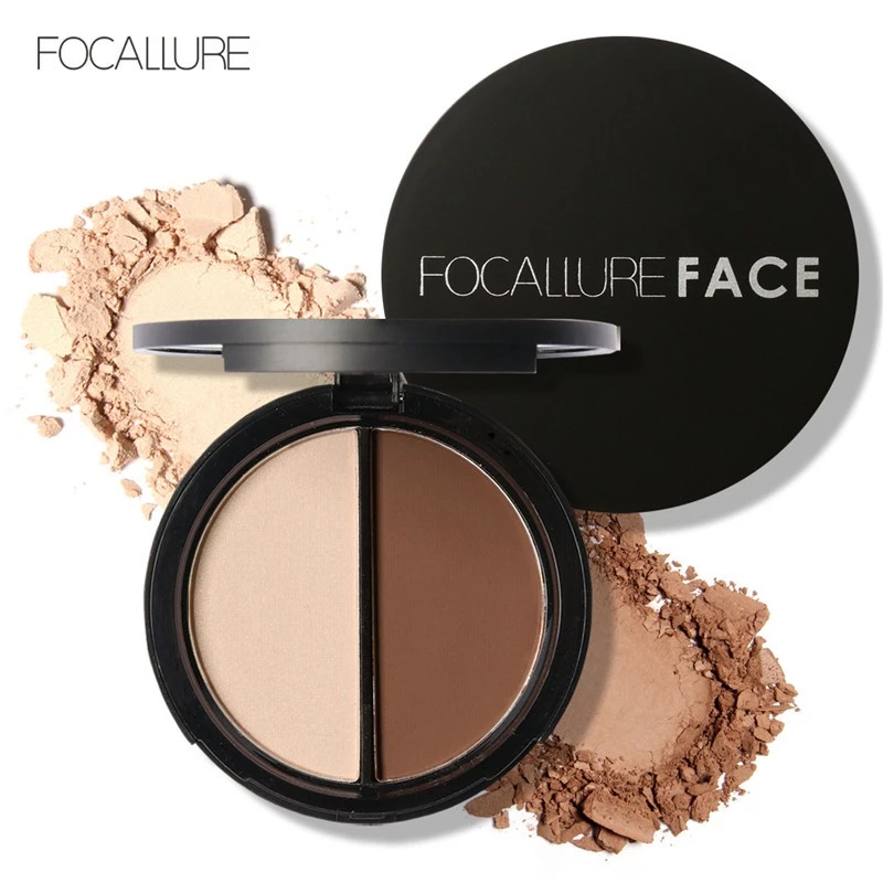 FOCALLURE 2-IN1 Highlighter & Contour Pallete