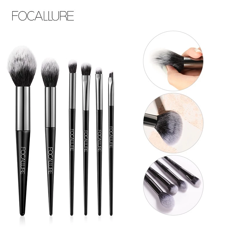 FOCALLURE Professional 6pcs makeup Brush Set