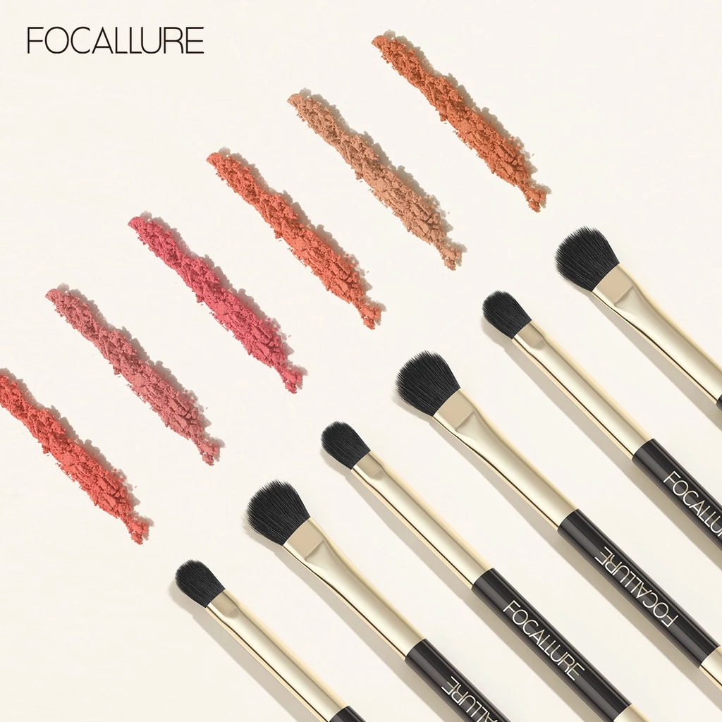 FOCALLURE Dual Head Eyeshadow Makeup Brush
