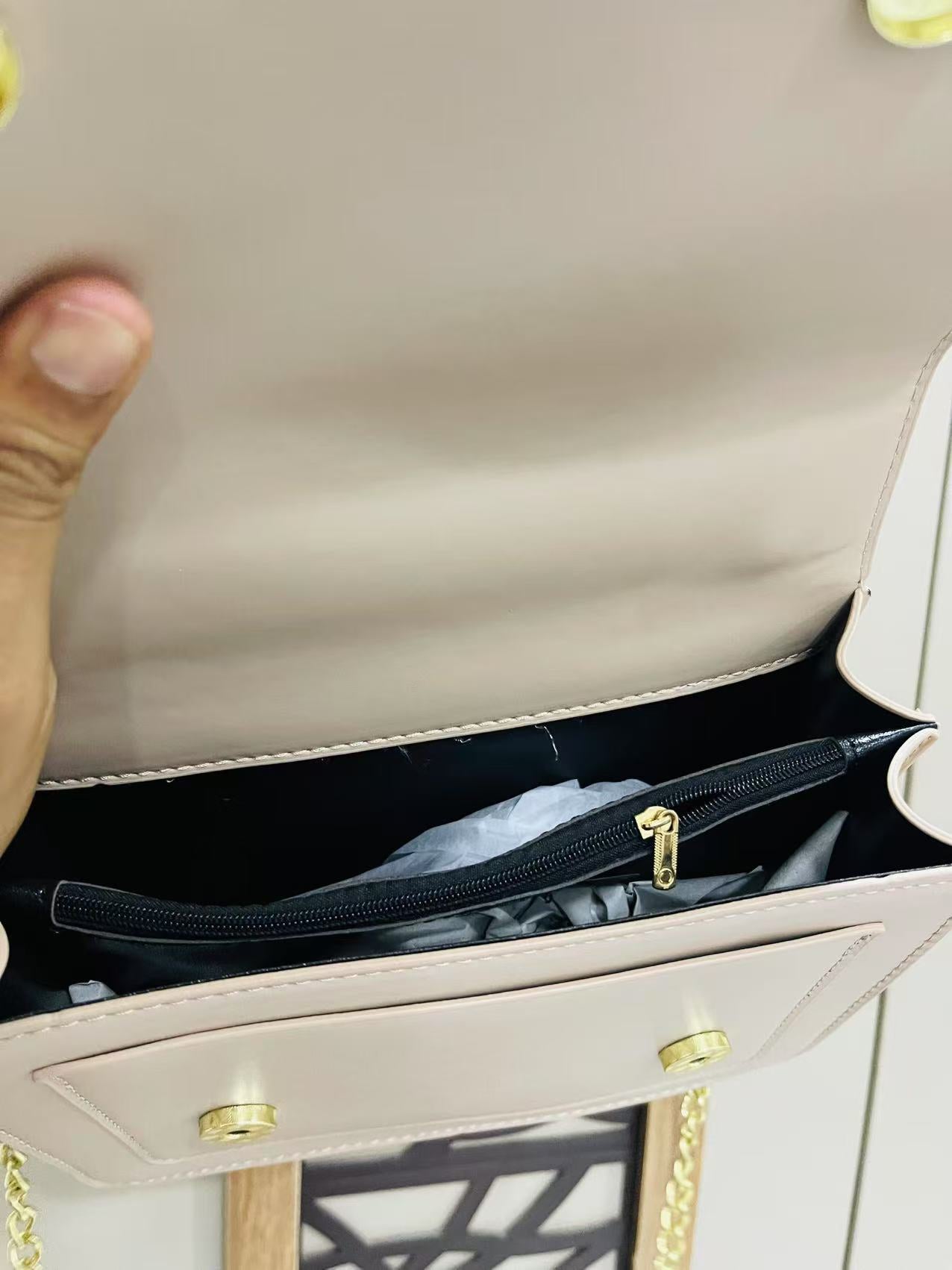 Guess Hand Bag Khaki