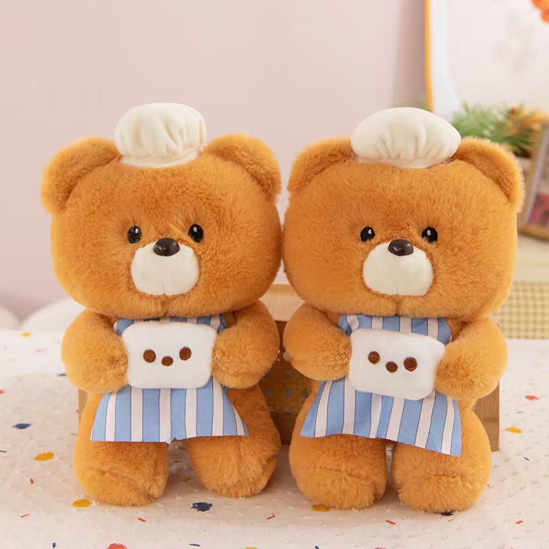 Chef Bear Plush Toy Small (1pcs)