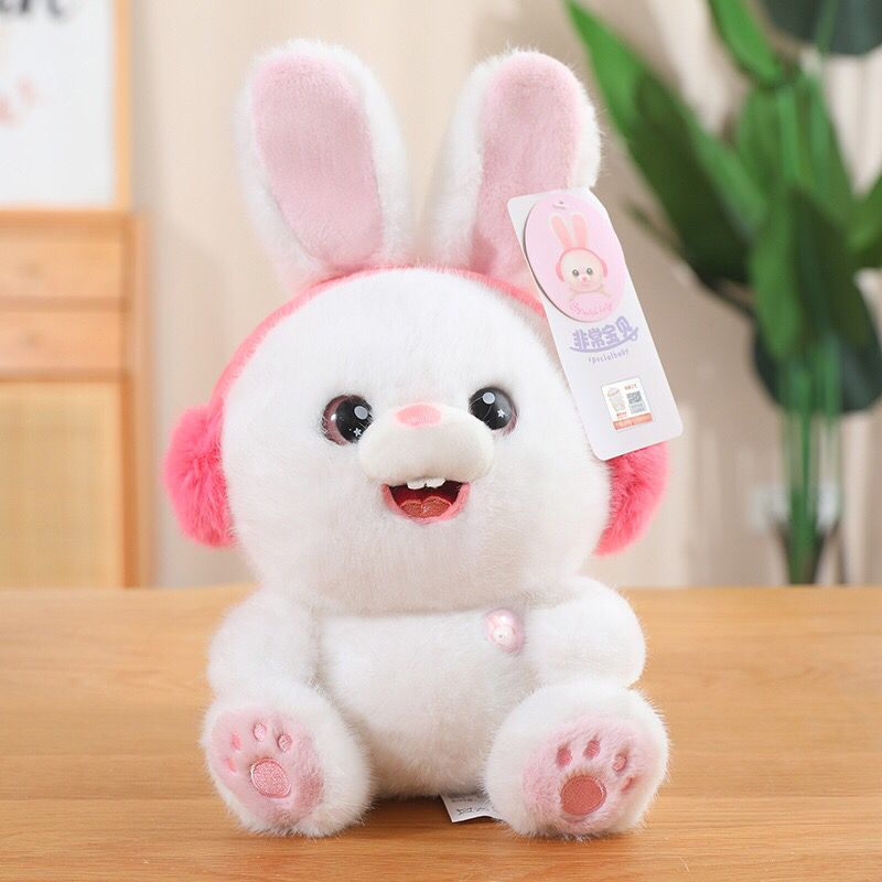 Headphones Rabbit Plush Toy Small