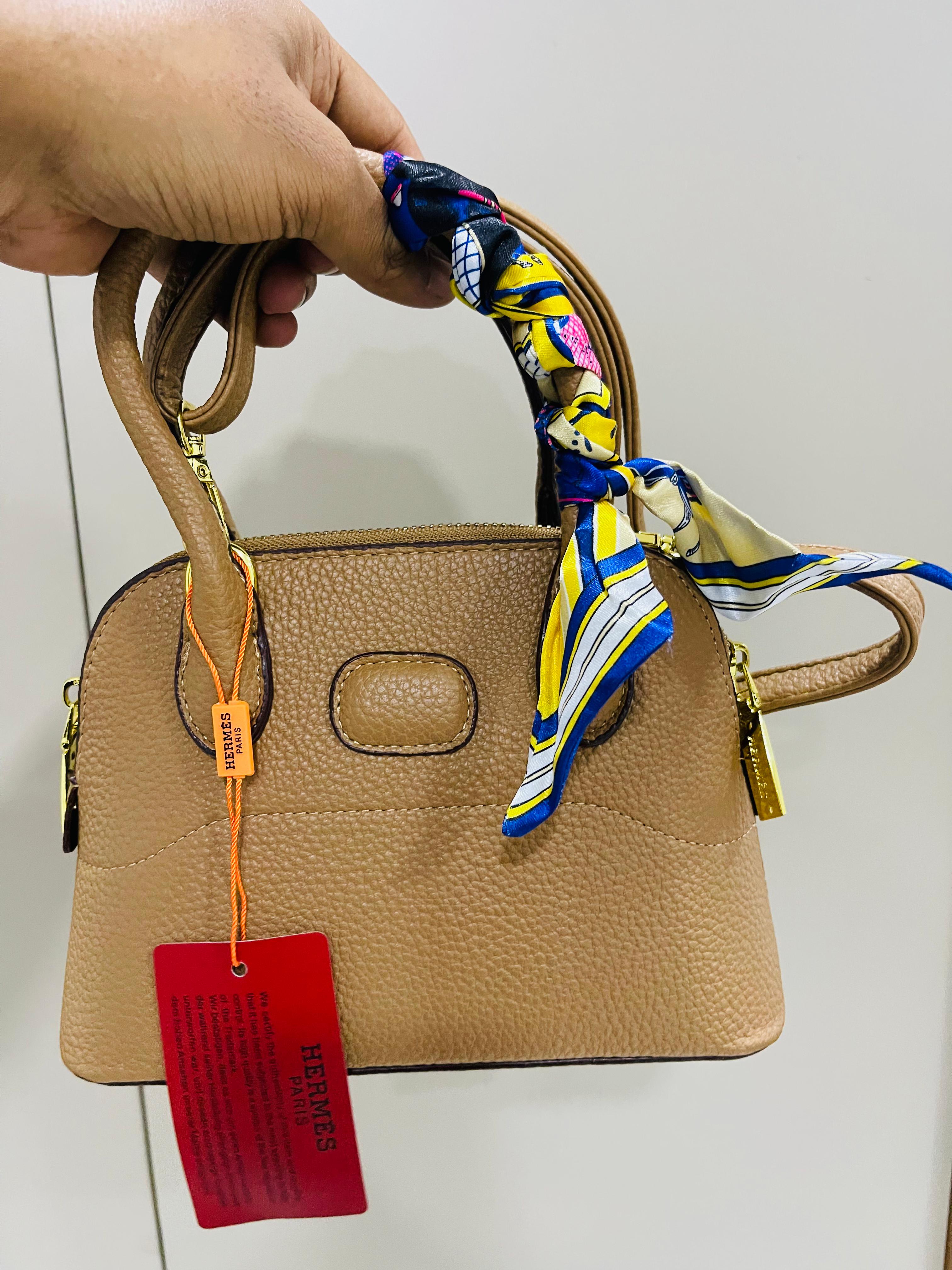 Hermes Hand Bag Khaki