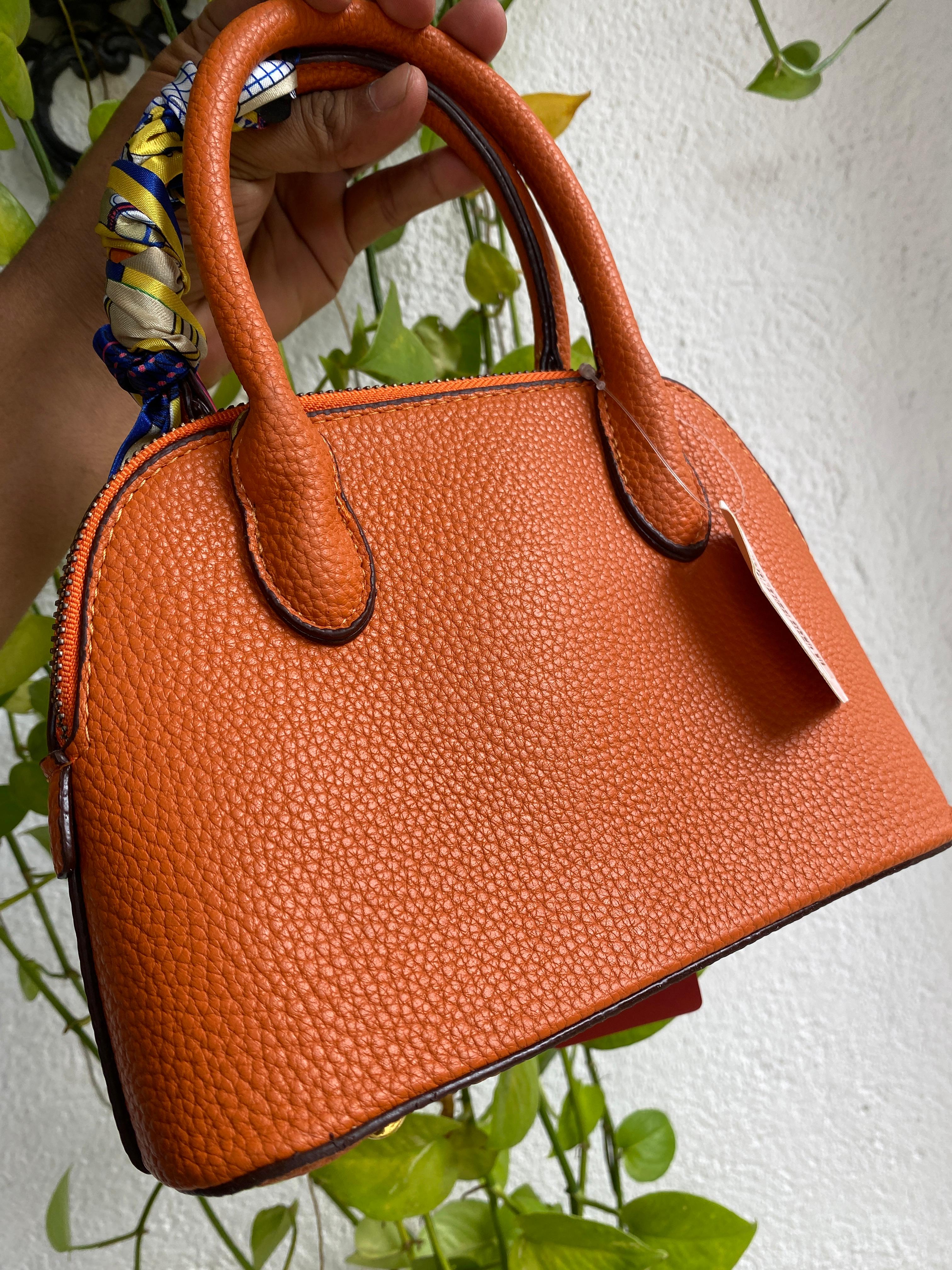 Hermes Hand Bag Orange