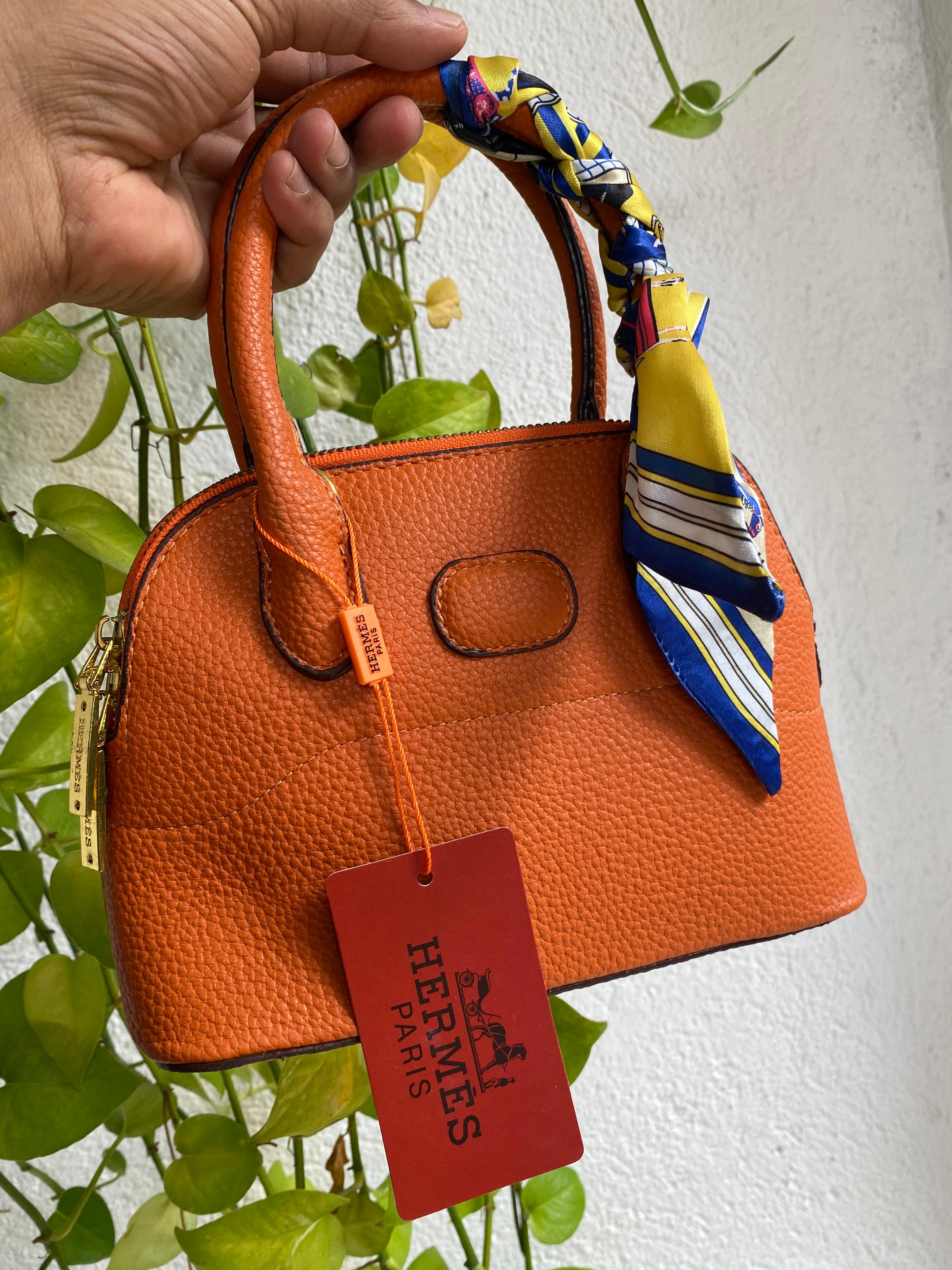 Hermes Hand Bag Orange