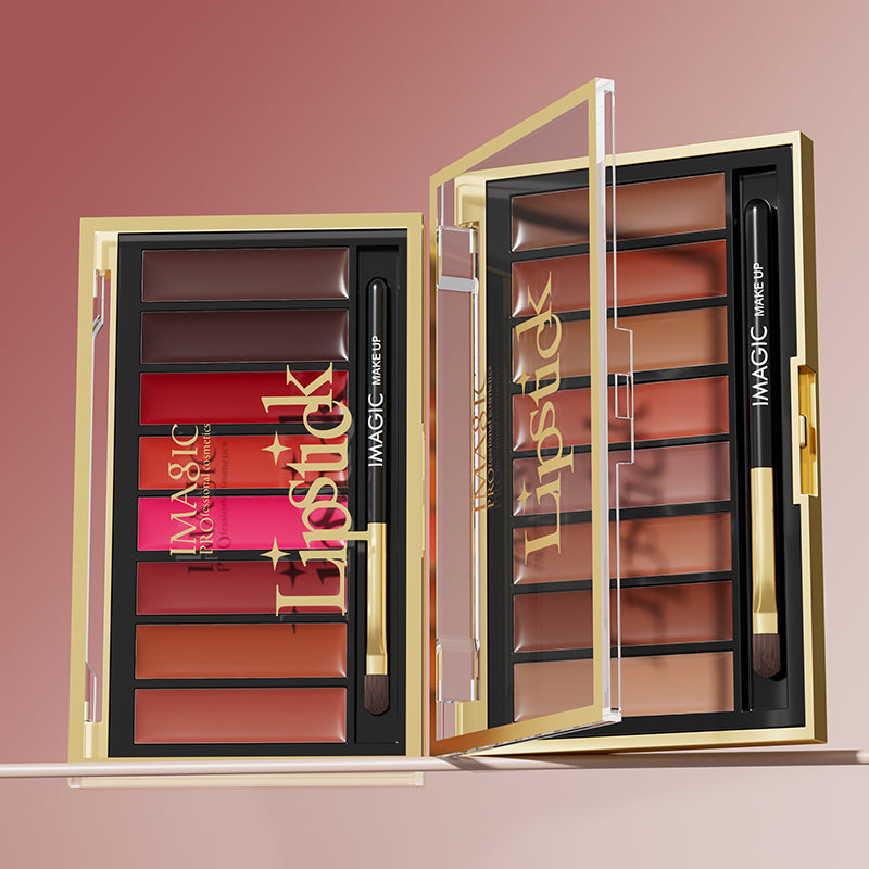 IMAGIC 8-Color Velvet Matte Lipstick Palette