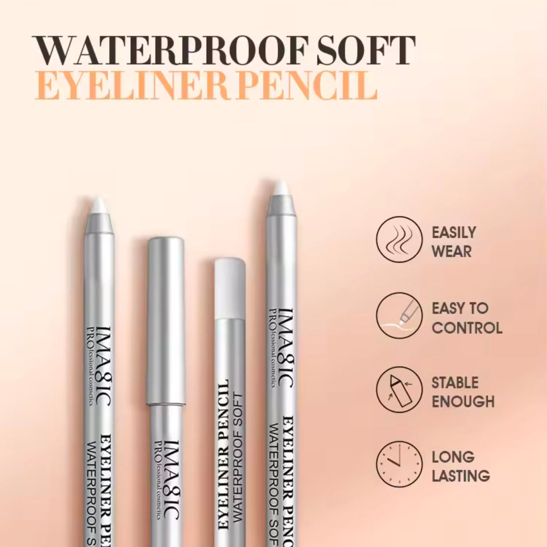 IMAGIC White Waterproof Eyeliner KAJAL