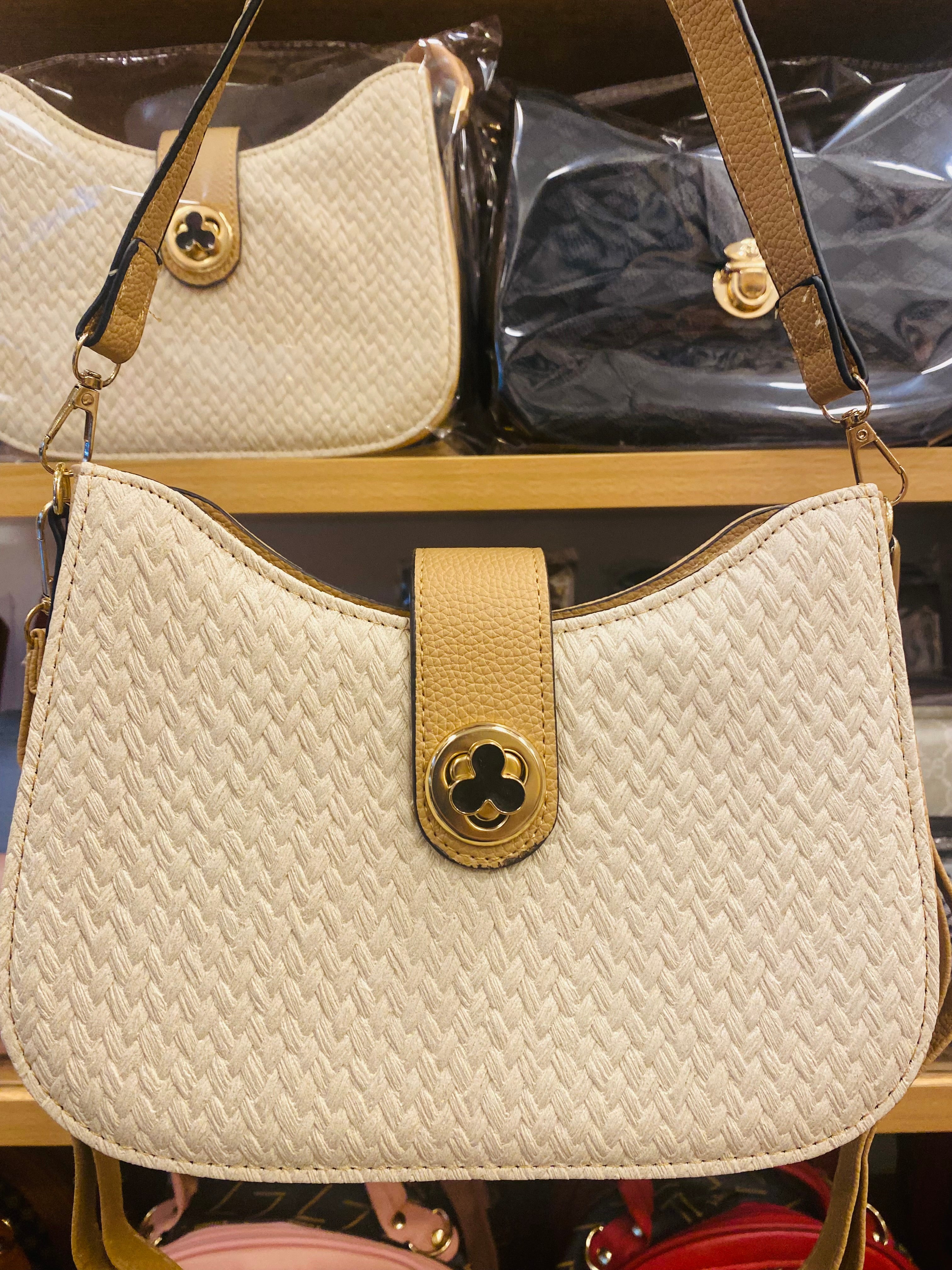 Ladies Hand Bag - Beige