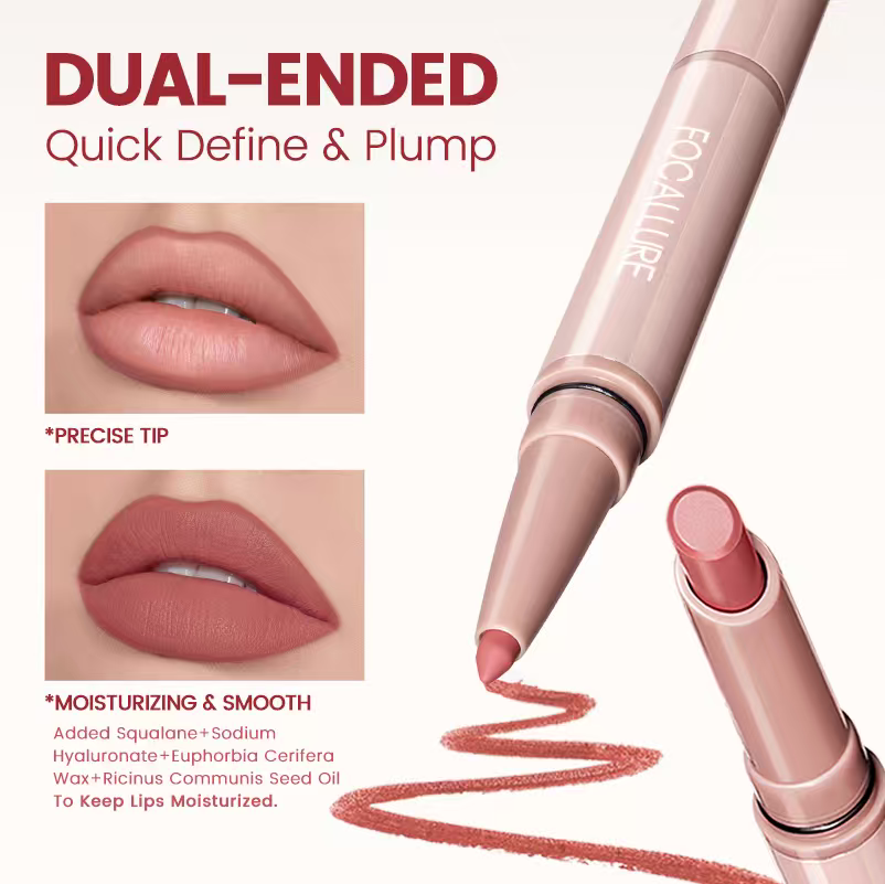 FOCALLURE Fuller Sculpt Lip Liner & Lipstick