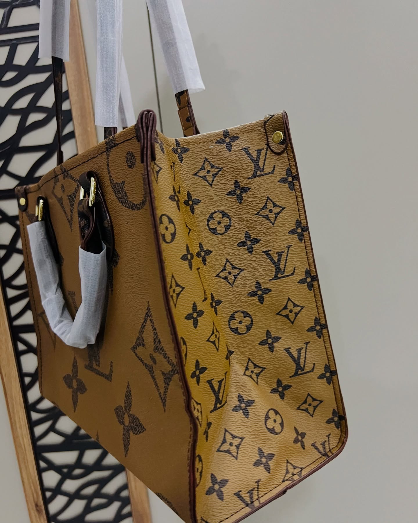 LV Double Color Hand Bag