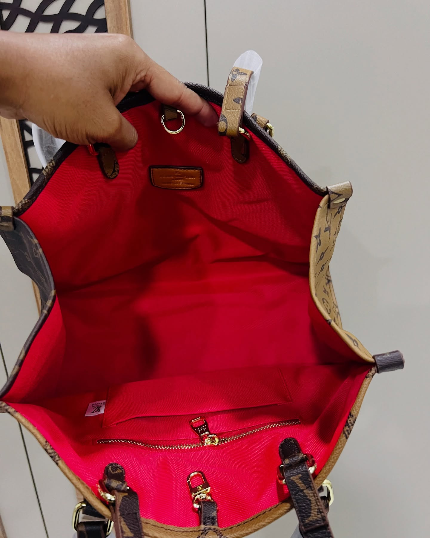 LV Double Color Hand Bag