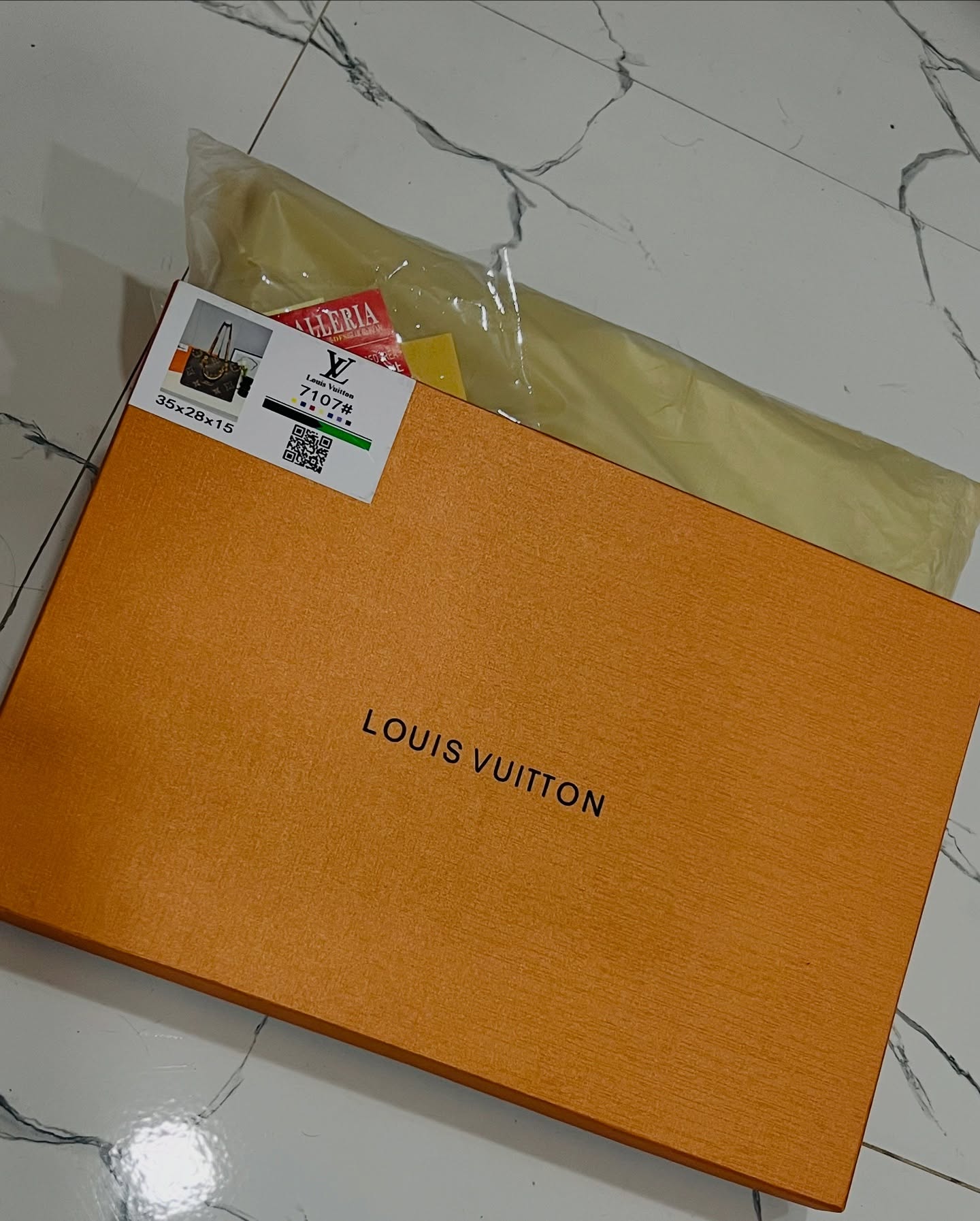 LV Double Color Hand Bag