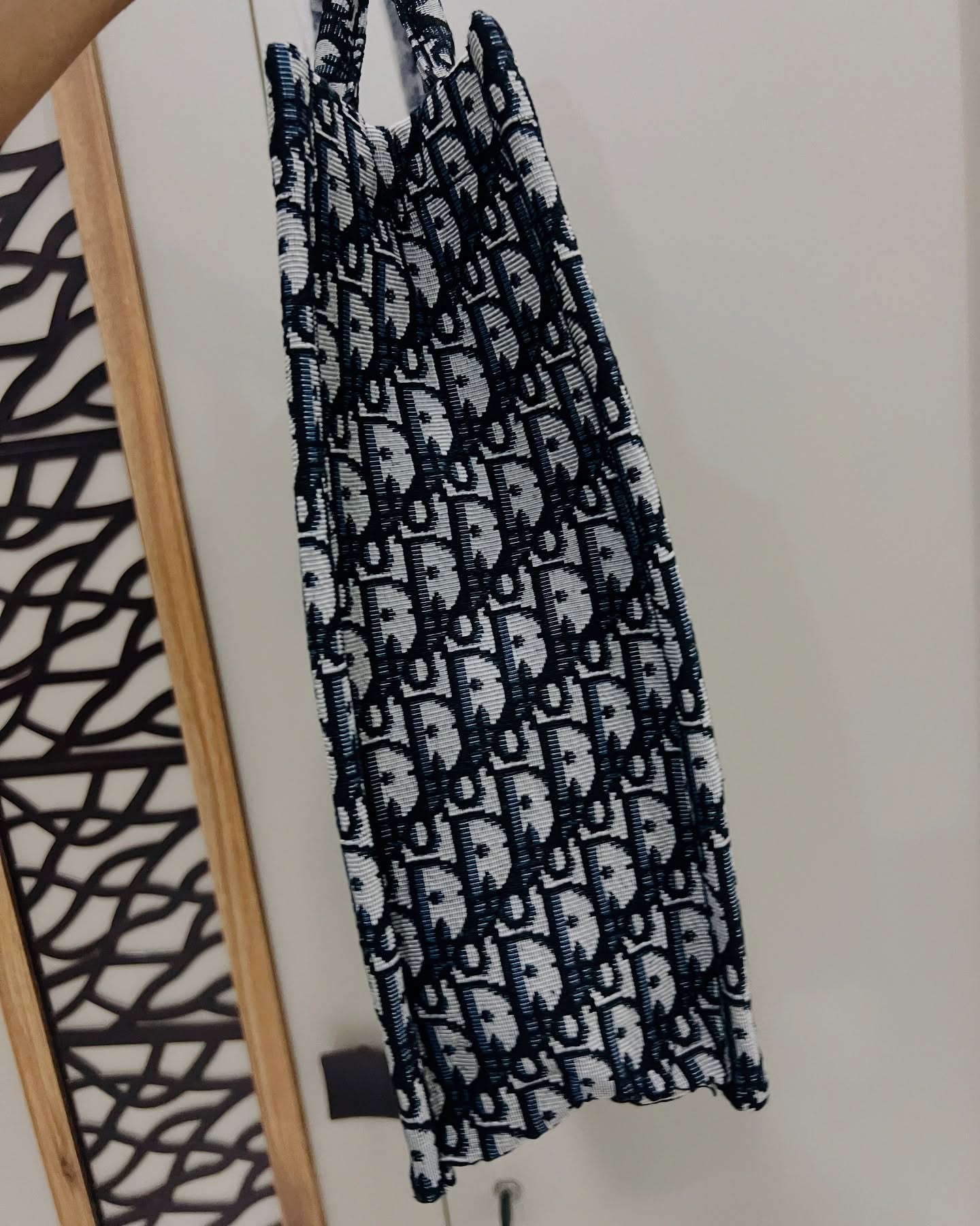 Christine Dior Tote Bag With Zip