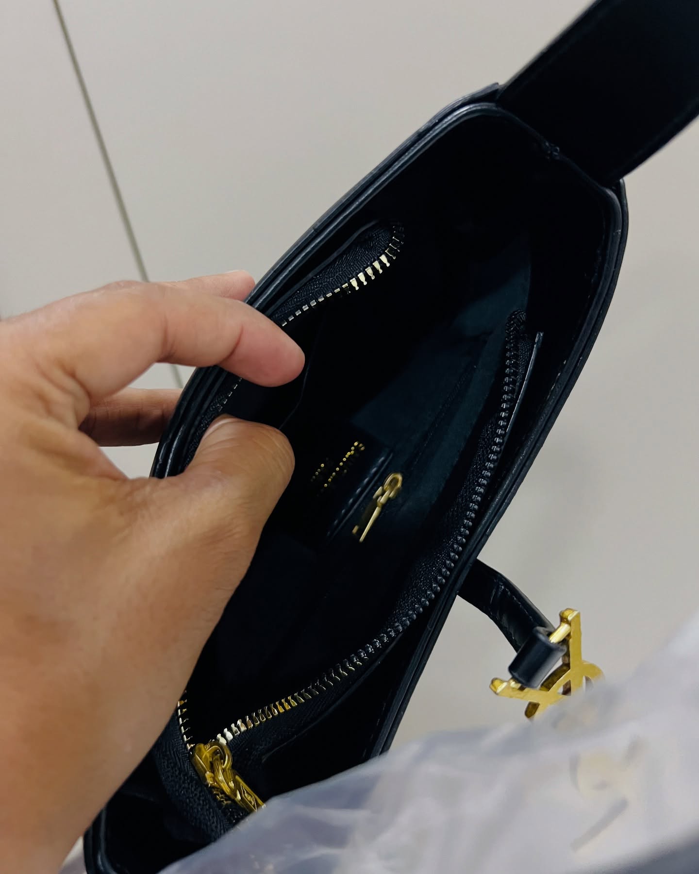 YSL Black Hand Bag