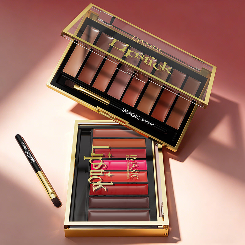 IMAGIC 8-Color Velvet Matte Lipstick Palette