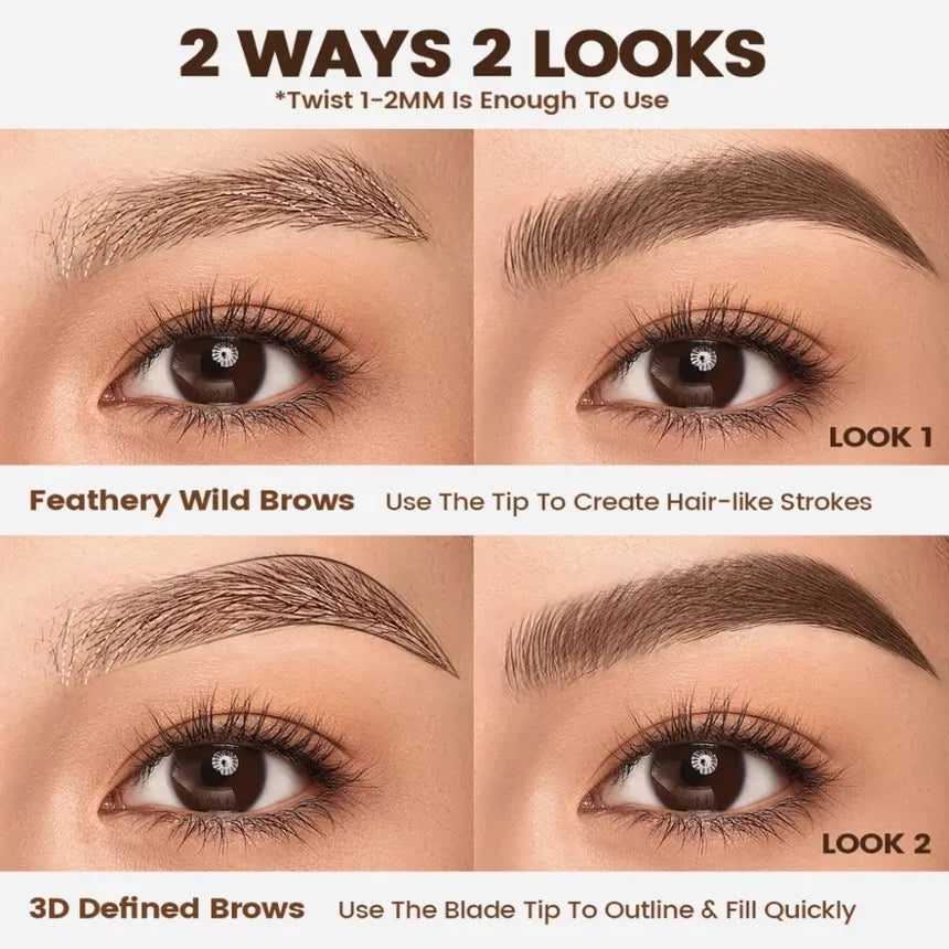 FOCALLURE - Anti Smudge Eyebrow Pencil - 3 Colors