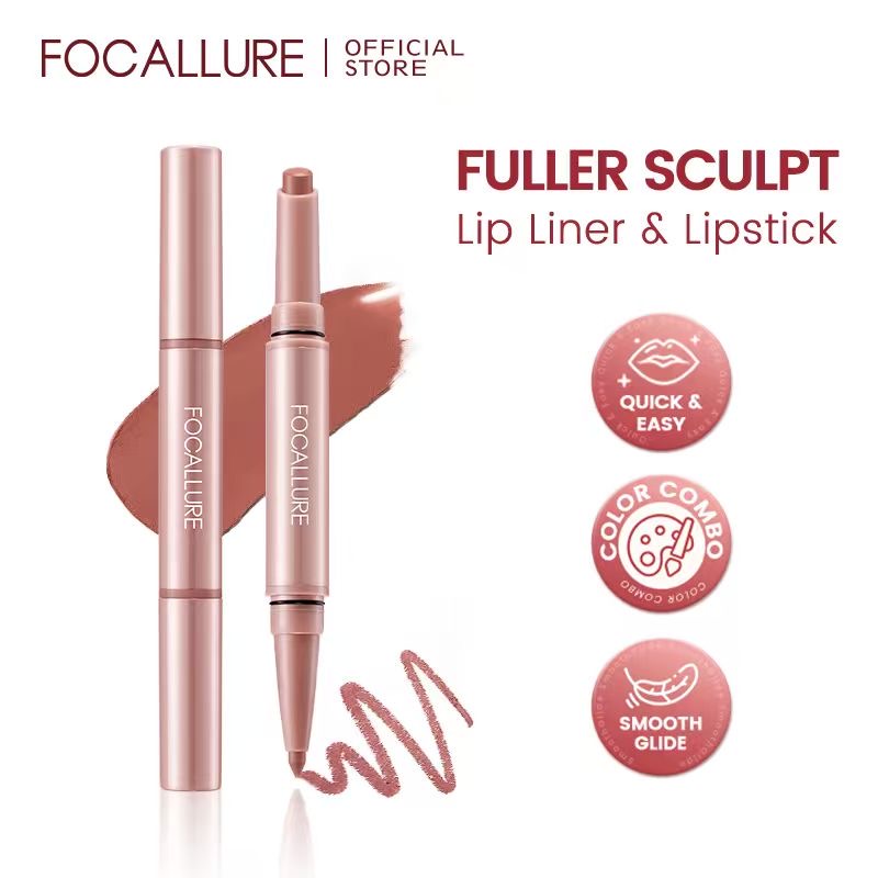 FOCALLURE Fuller Sculpt Lip Liner & Lipstick