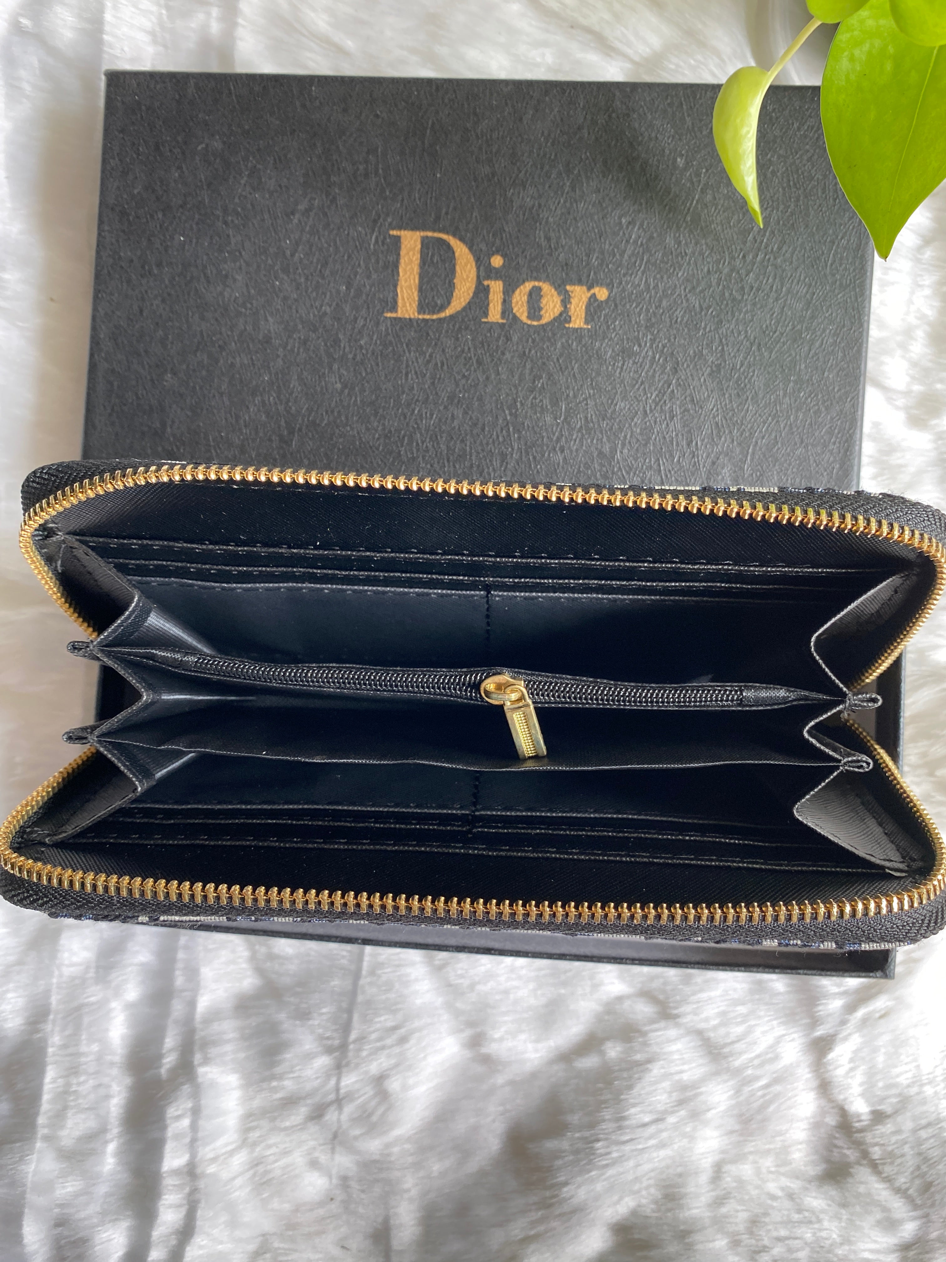 Dior Long Wallet with Zipper