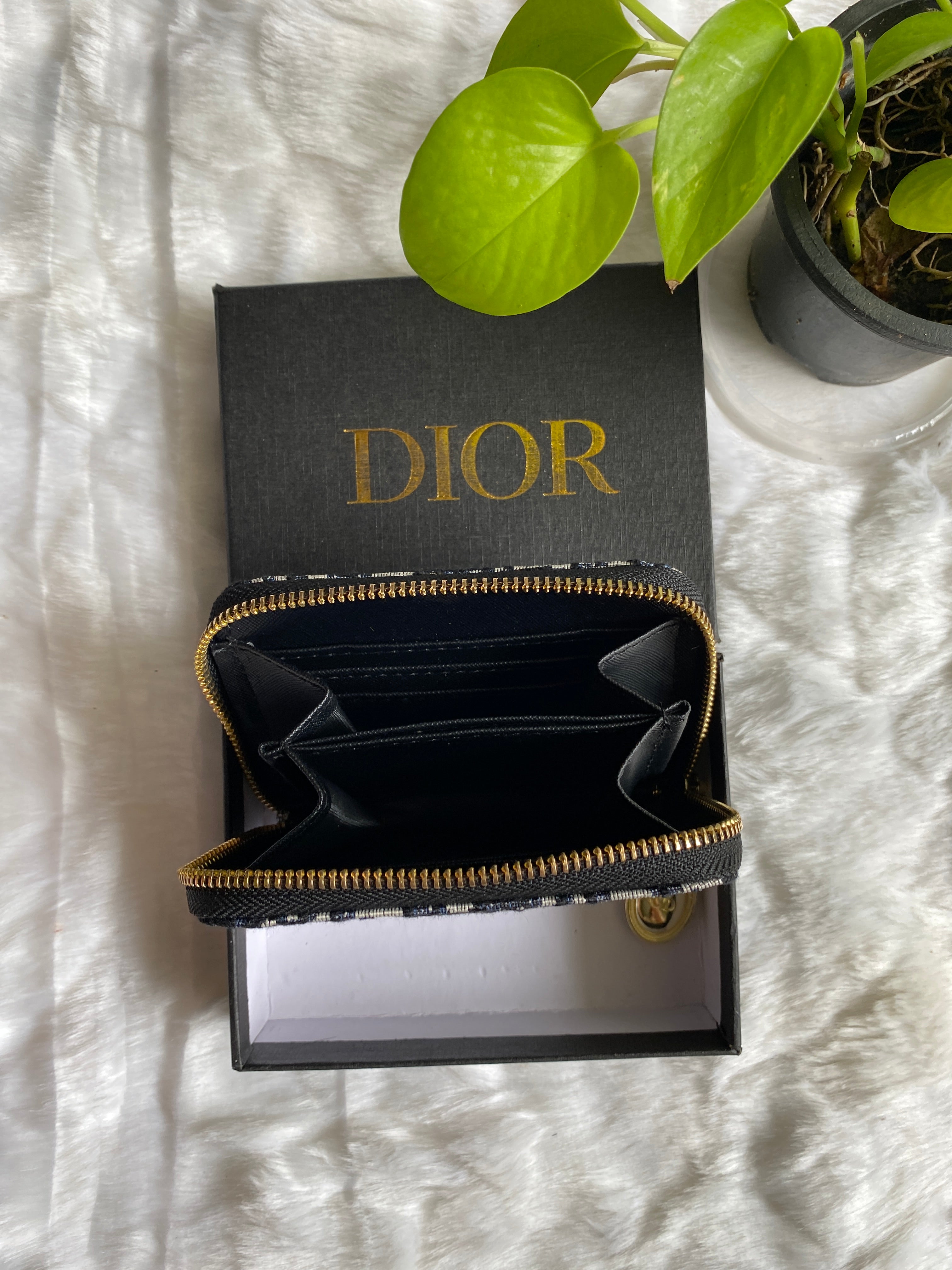 Dior Small Wallet with Zipper