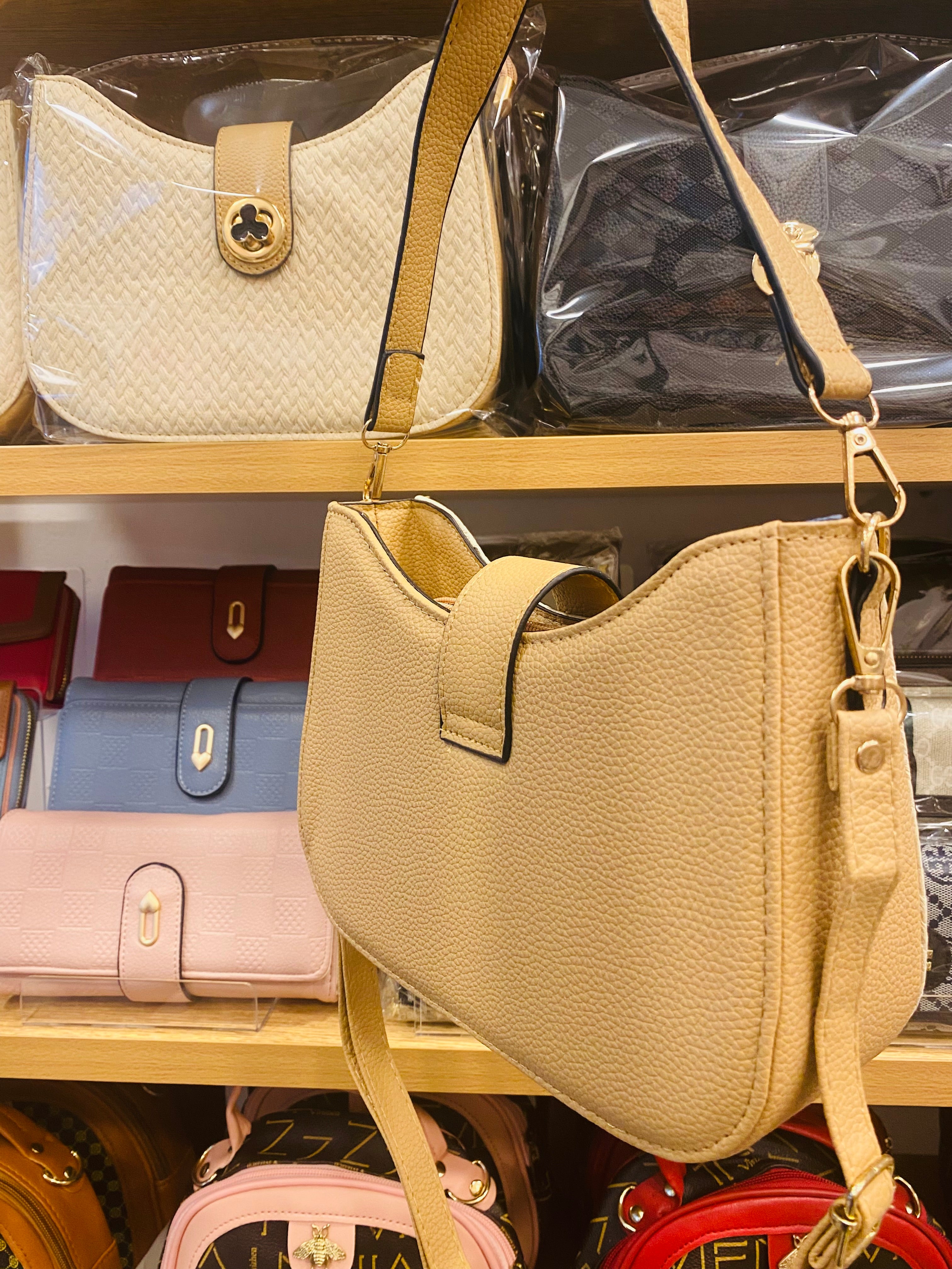 Ladies Hand Bag - Beige