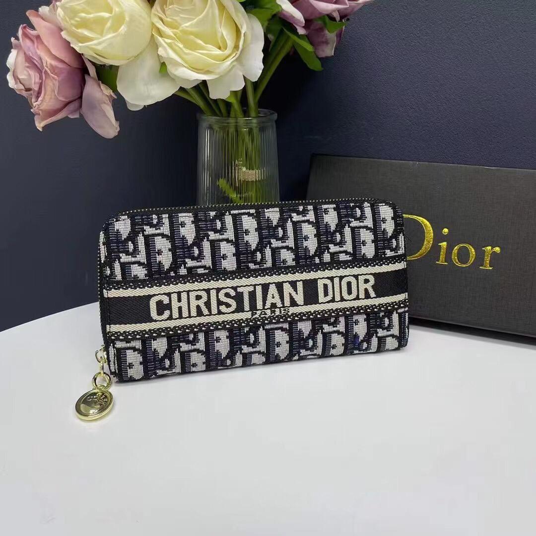 Dior Long Wallet with Zipper