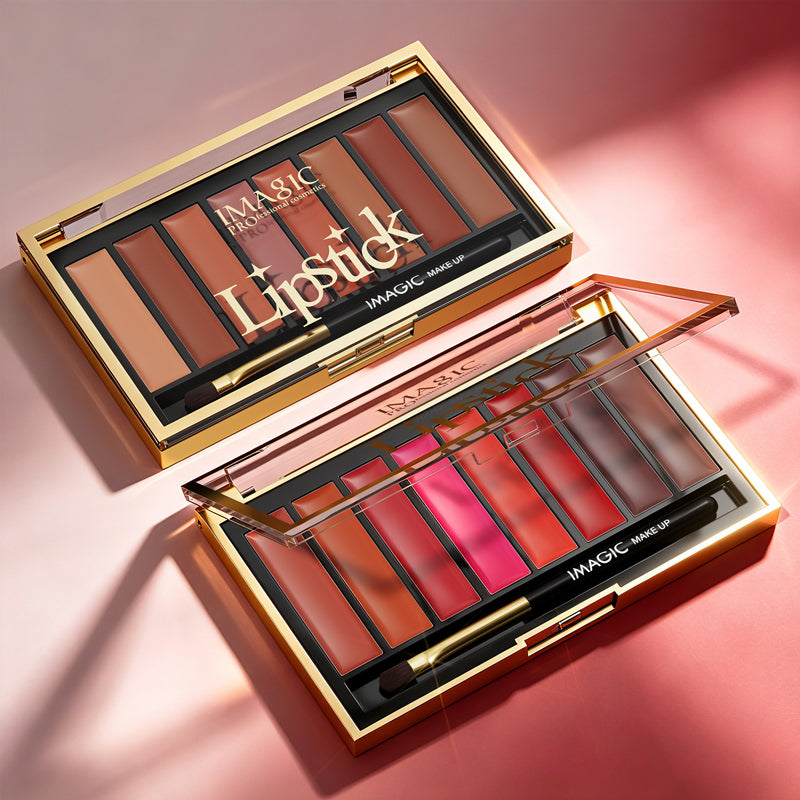 IMAGIC 8-Color Velvet Matte Lipstick Palette