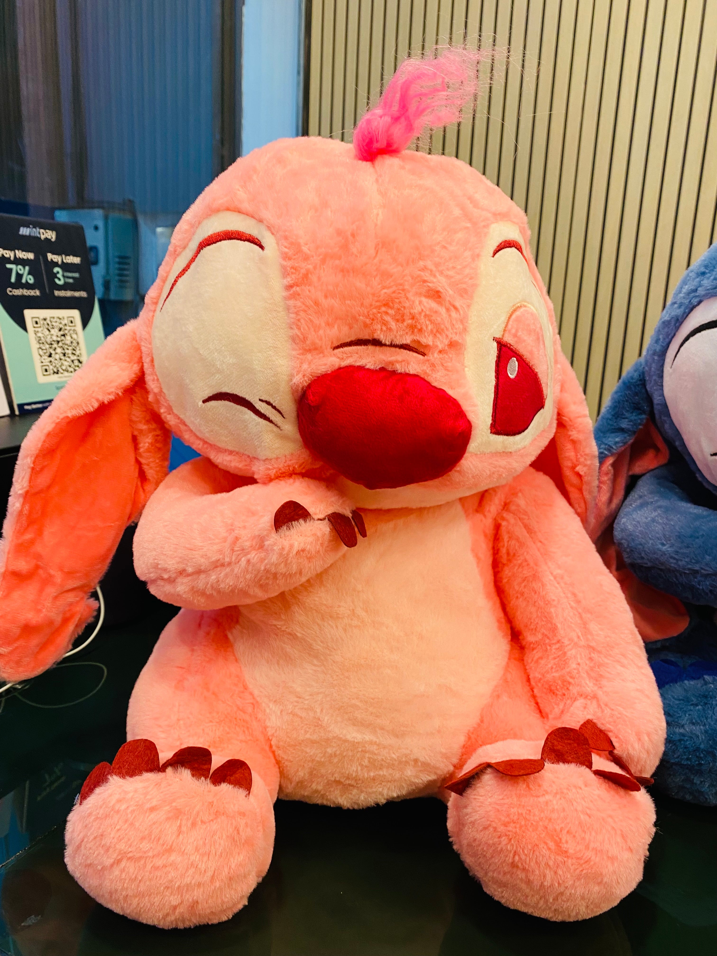 STITCH Plush Toy Large PINK