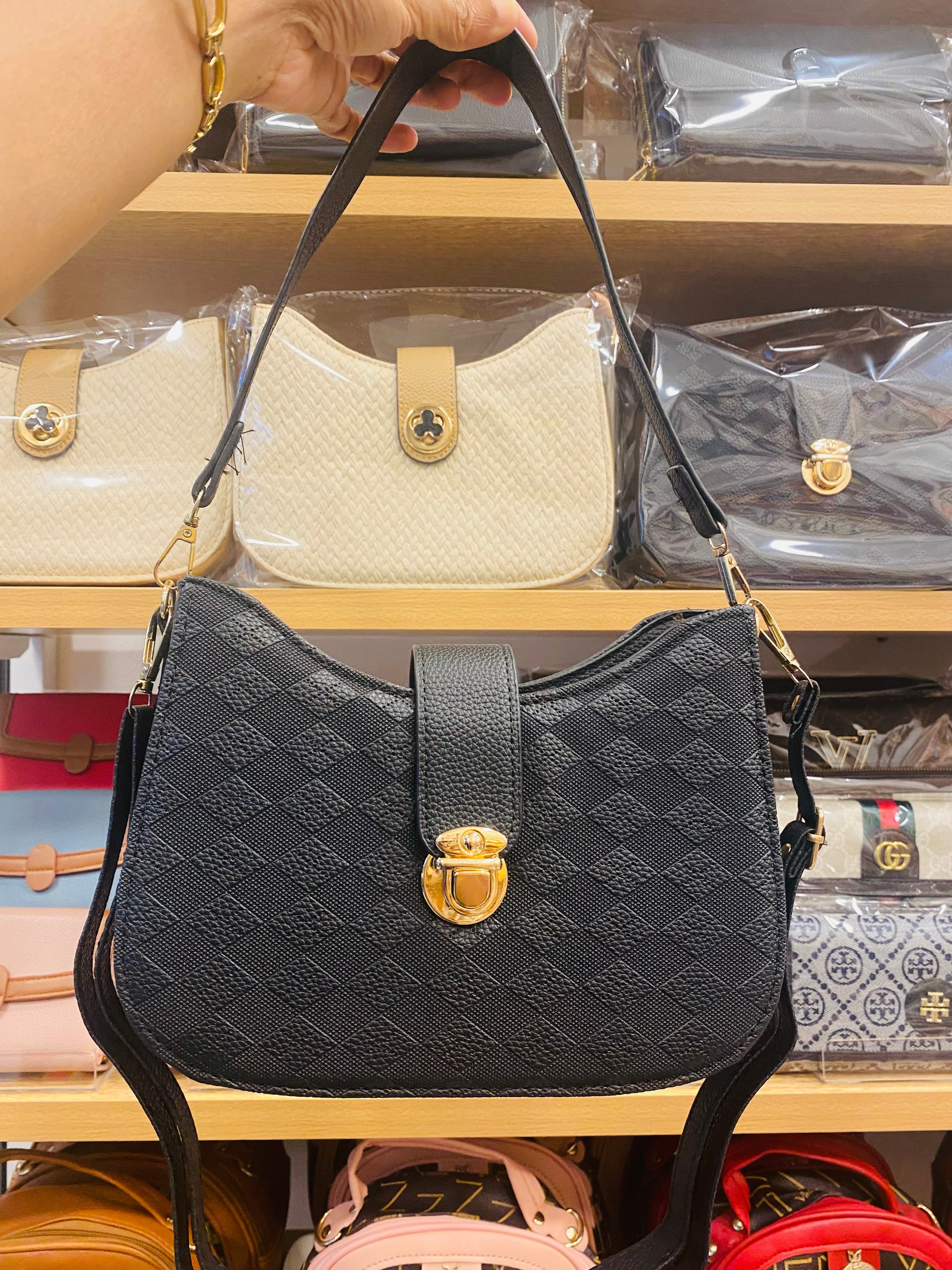 Ladies Shoulder Bag - Black