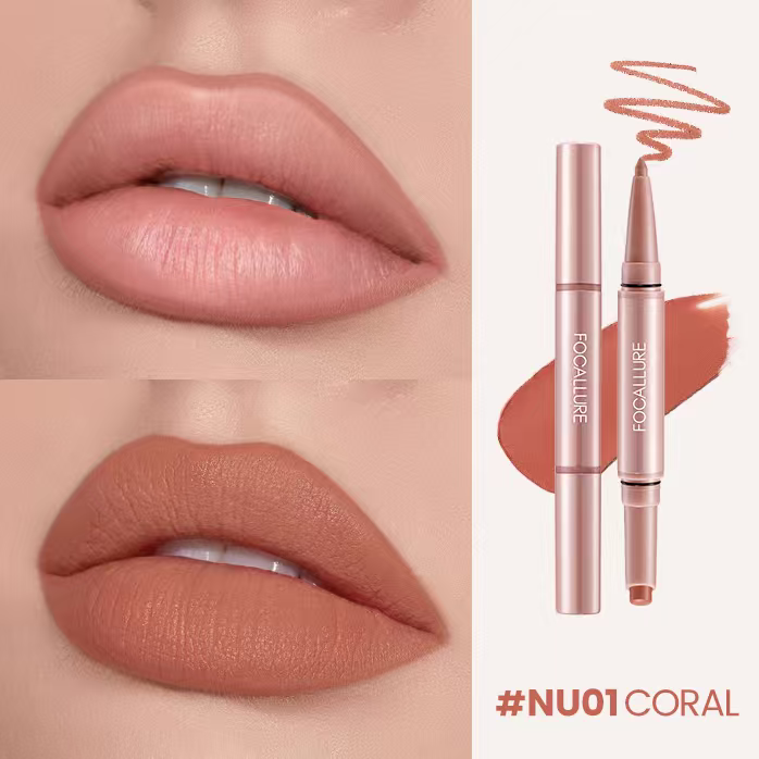 FOCALLURE Fuller Sculpt Lip Liner & Lipstick