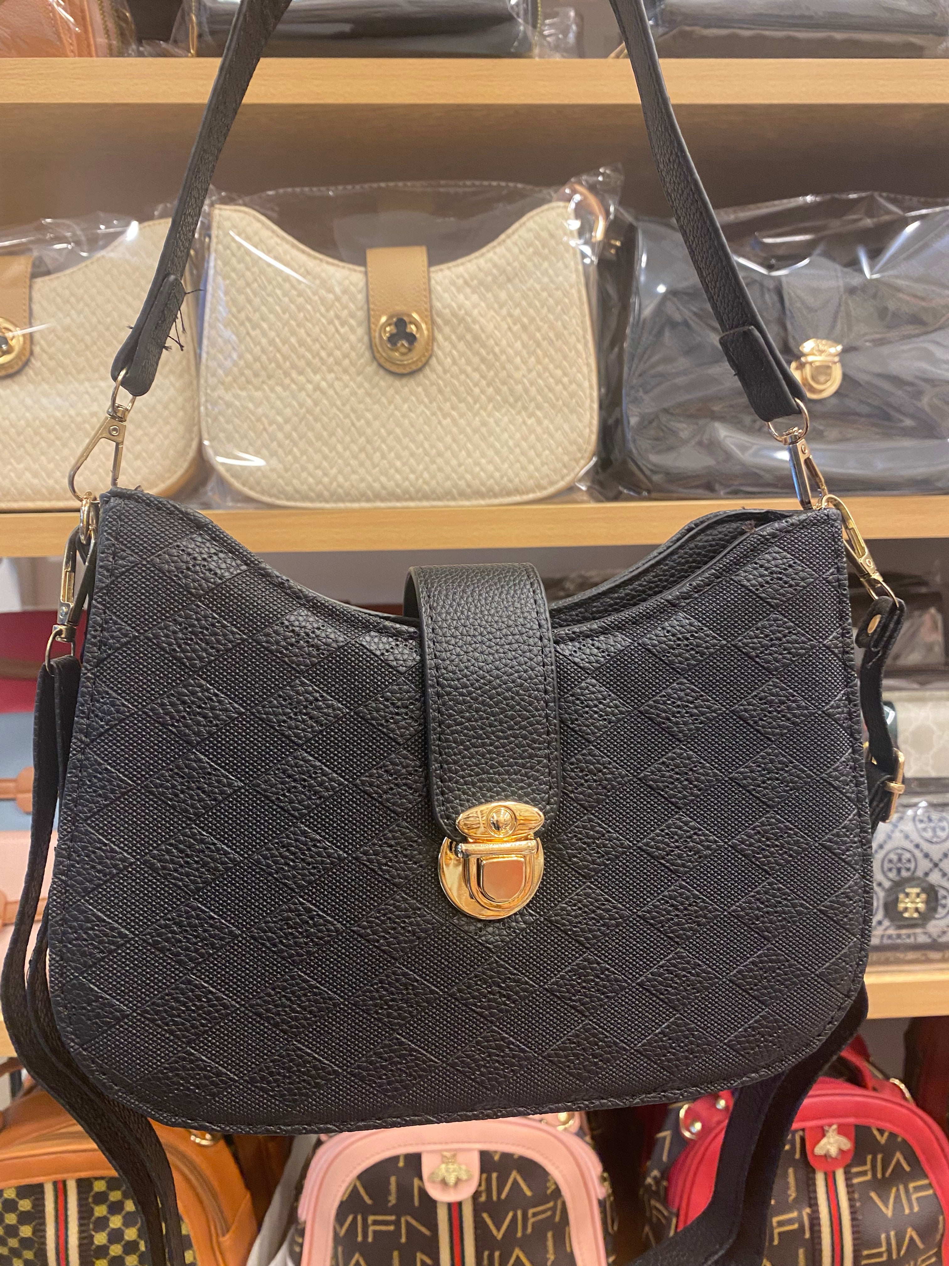 Ladies Shoulder Bag - Black