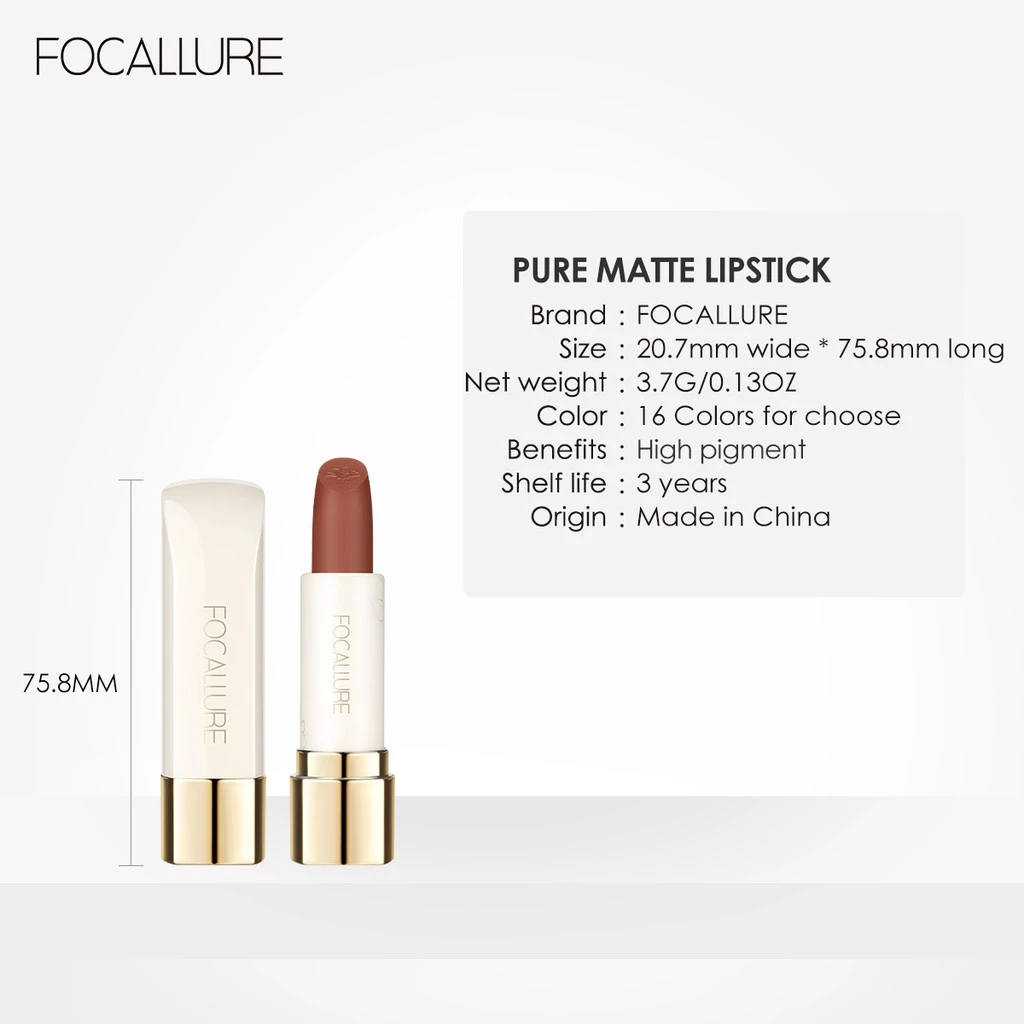 FOCALLURE Flower Series Pure Matte Lipsticsk