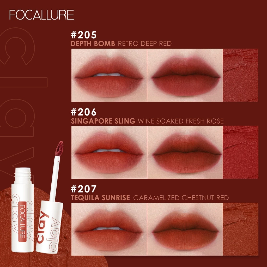FOCALLURE Matte Lip Clay