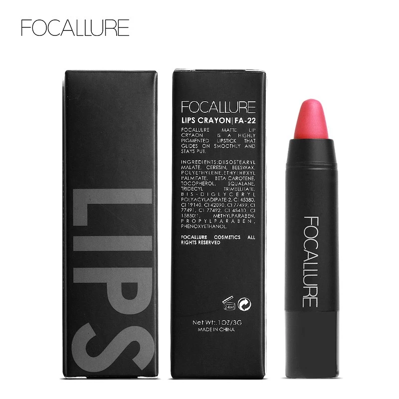 FOCALLURE Matte Lip Crayon