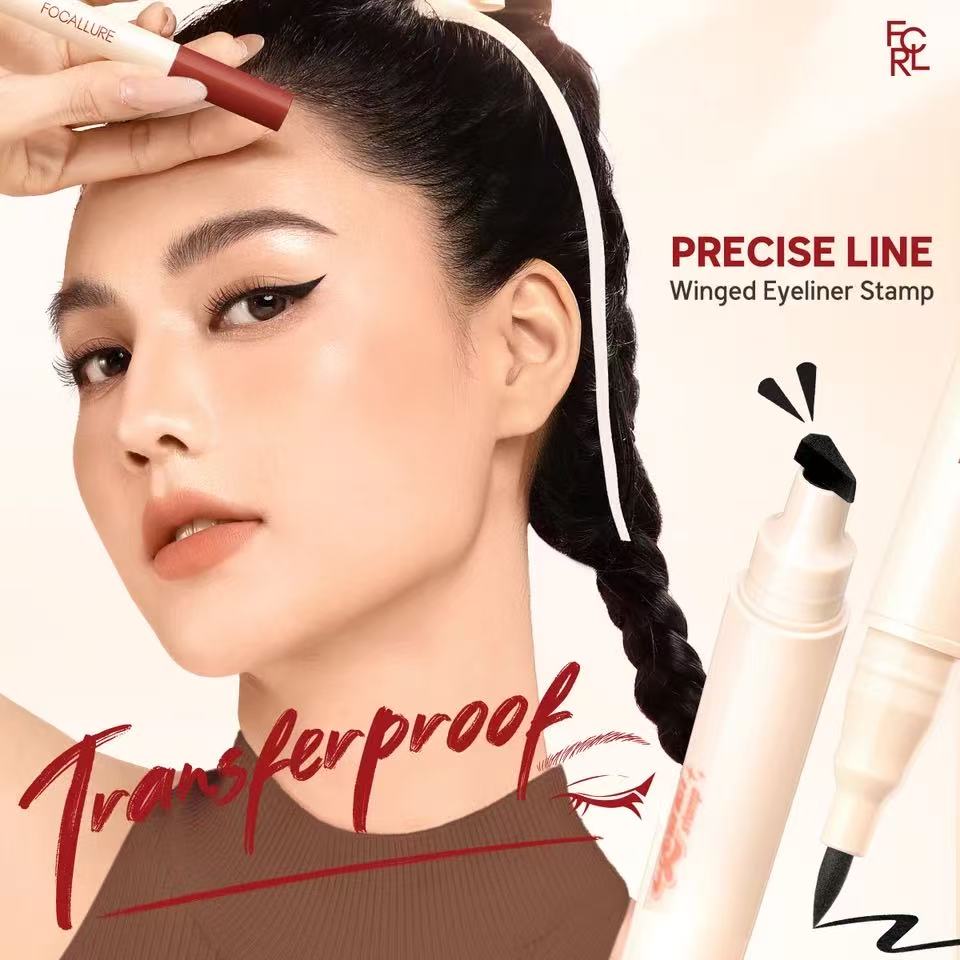 FOCALLURE Tranferproof Liquid eyeliner With Stamp