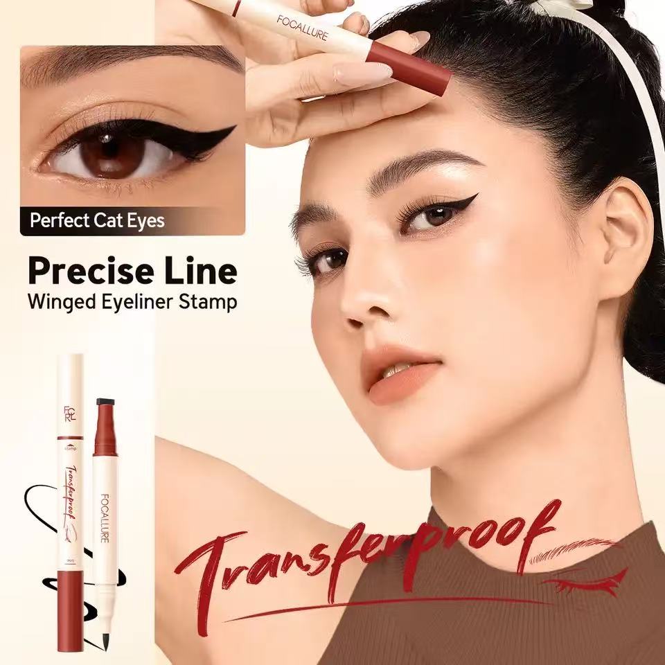 FOCALLURE Tranferproof Liquid eyeliner With Stamp