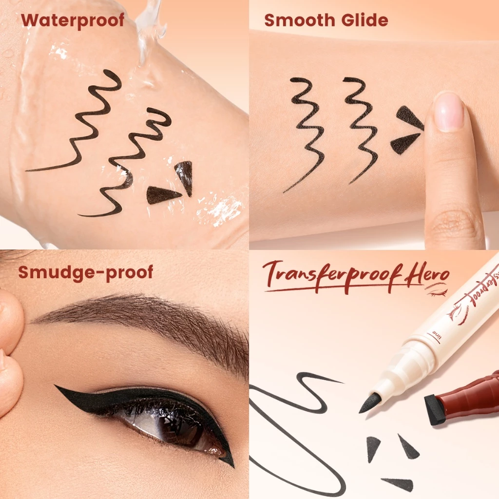 FOCALLURE Tranferproof Liquid eyeliner With Stamp