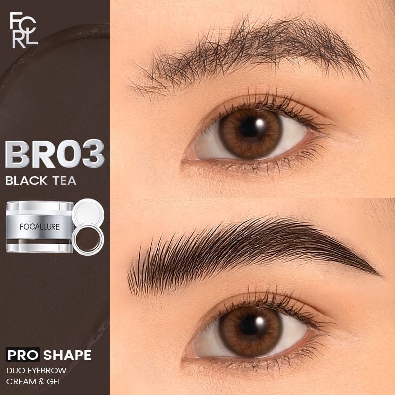 FOCALLURE 2-IN-1 Brow Pomade with Wax