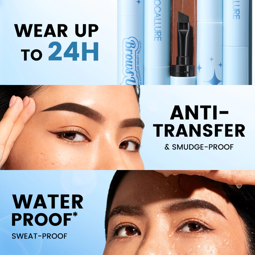 FOCALLURE PRO-Brow Pomade With Brush