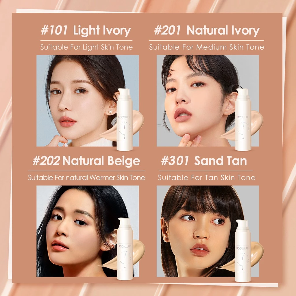 FOCALLURE Flaw-Resistance Long wear BB Liquid Foundation