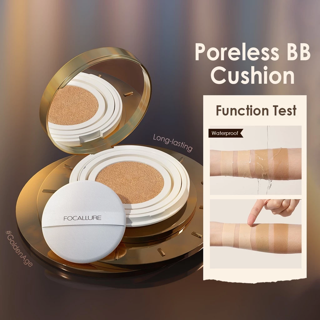 FOCALLURE Goldenage Polrless BB Cushion Foundation
