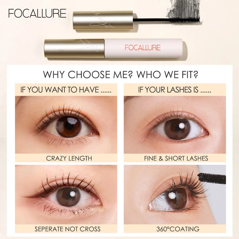 FOCALLURE Fiber Filled Ultra Fine Mascara
