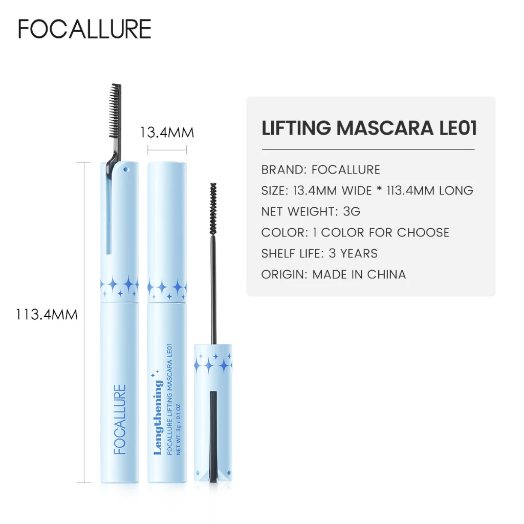 FOCALLURE Pro Lengthening Mascara With Comb