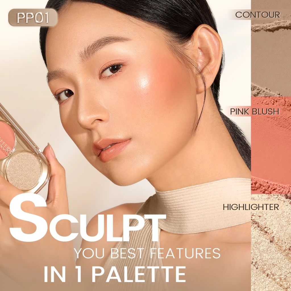 FOCALLURE Pro 3-IN-1 Sculp Pallete