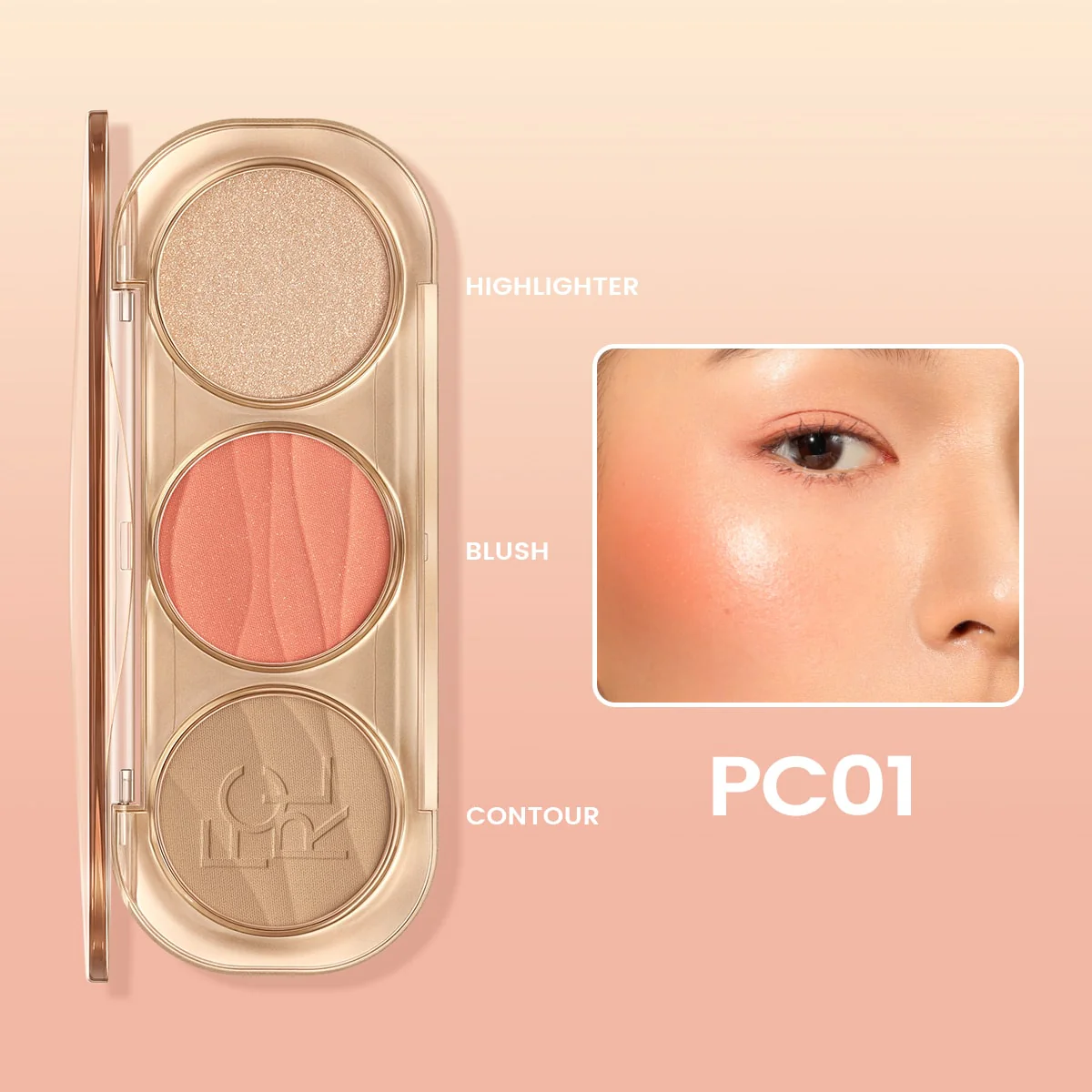 FOCALLURE Pro 3-IN-1 Sculp Pallete